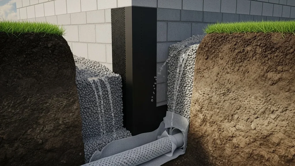 French Drain Installation for Omaha